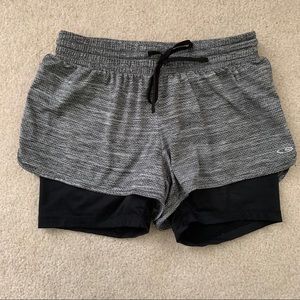 Champion Duo Dry compression/gym shorts